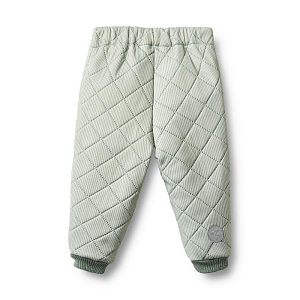 Брюки утепленные Wheat "Thermo Alex Green Stripe", зеленые полоски